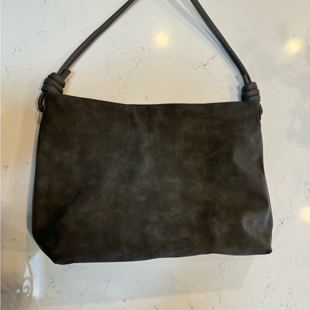 8 Other Reasons Charcoal Cold Shoulder Bag